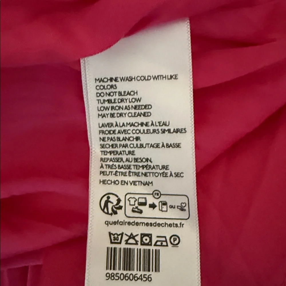 NWT Pink Plunge Drop Waist A-line Mini Dress, size XL - Picture 8 of 9